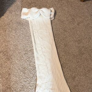 Elegant Cream Midi Dress